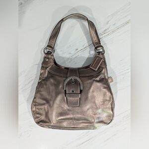 Coach Soho Buckle Hobo Bag - Bronze Metallic